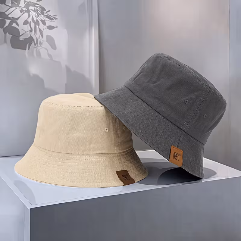 1pc Outdoor Fishing Hat – Minimalist Japanese Bucket Cap with Small Brim, Lightweight & Breathable Wide Opening for Fishing, Hiking, Travel – Beige/, Elegant Sun Protection for Men & Women, Hiking Accessory, Sleek Design, Durable Construction, Unisex Headwear, Fashionconscious Users