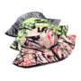 Street Style Double-Sided Print Bucket Hat, 100% Polyester, Hand Washable, Woven, Unisex Tie-Dye Design for All Seasons - Yellow
